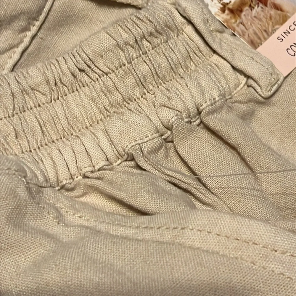 Sincerely Jules Convertible Linen Blend XL Pull on Pants - Picture 9 of 9